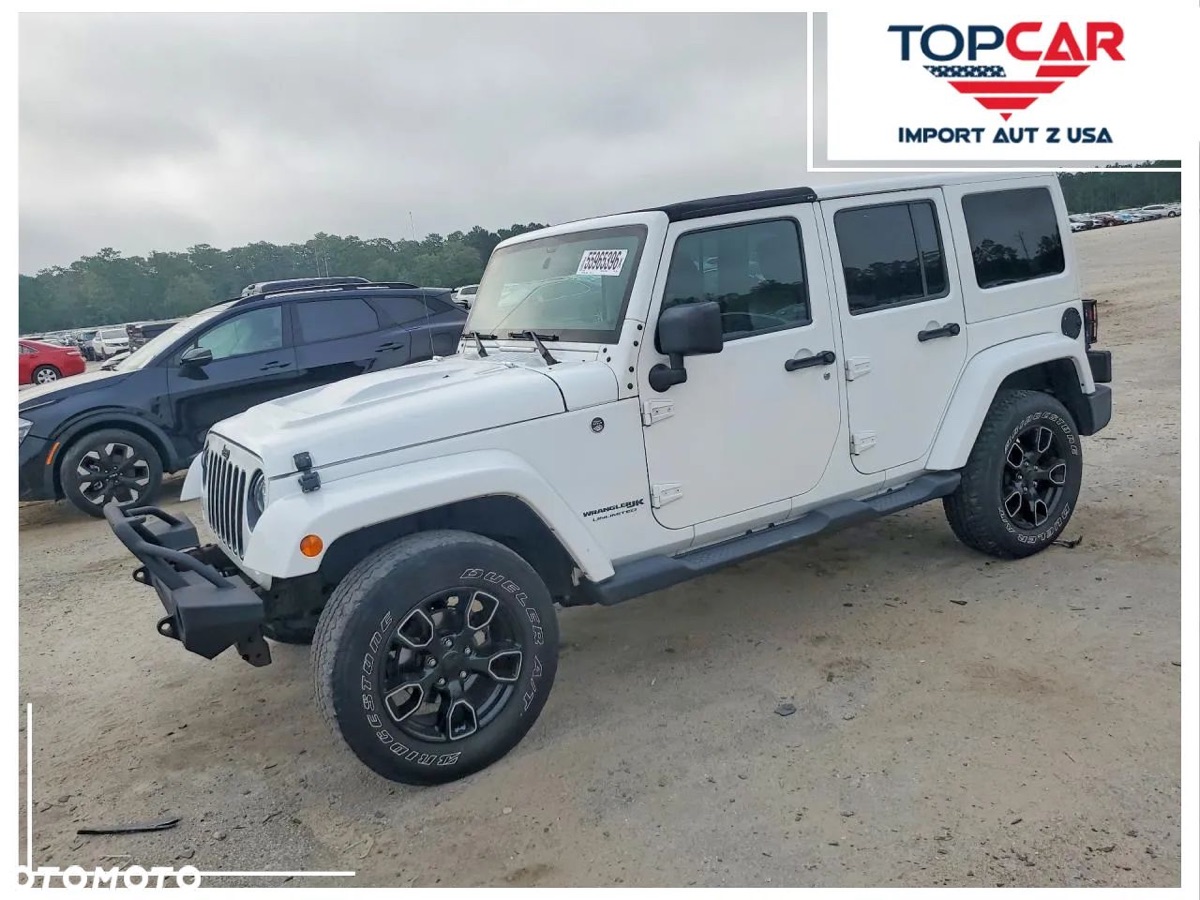 Jeep Wrangler Unlimited Sahara 3.6 2017, biały — zdjęcie z ogłoszenia TopCar